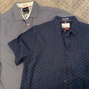 Denim &Flower men’s shirts lot of 2 size XL